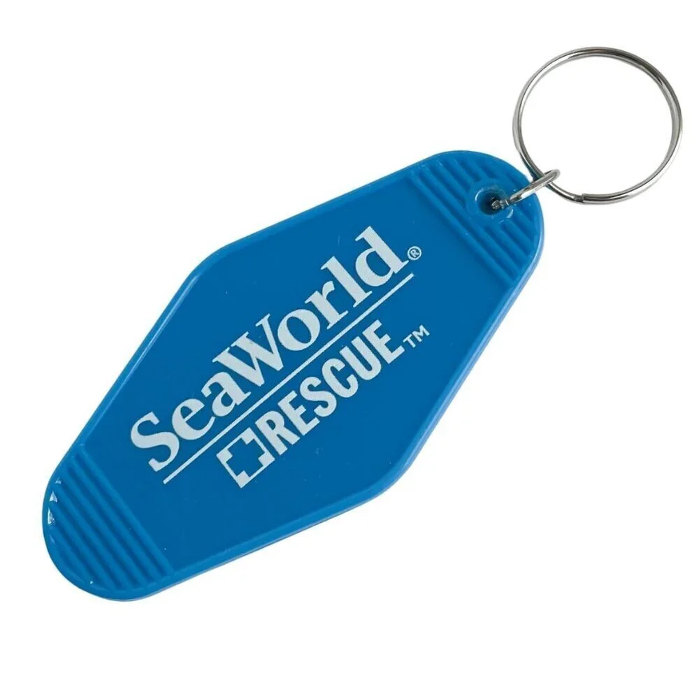NEW SeaWorld Orlando Rescue‎ Keychain, Blue